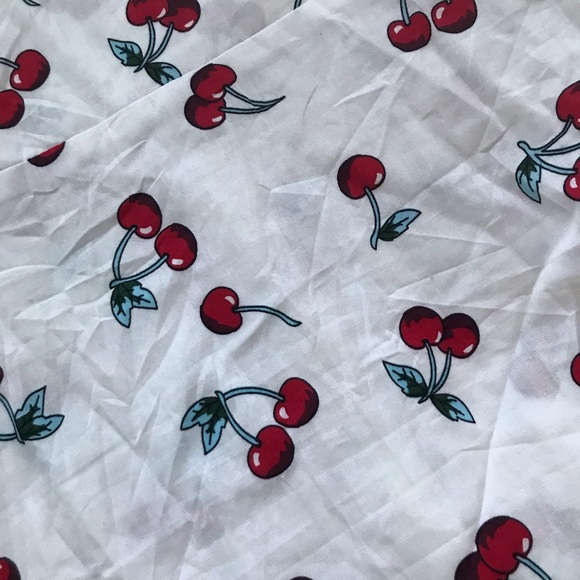 Cute Retro Vintage Cherry Mini Dress for Women - Picture 7 of 9